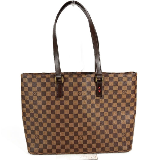 LOUIS VUITTON N51156 ダミエ ルコ カバン トートバッグ 肩掛け ショルダーバッグ ダミエキャンバス ユニセックス エベヌ ブラウン