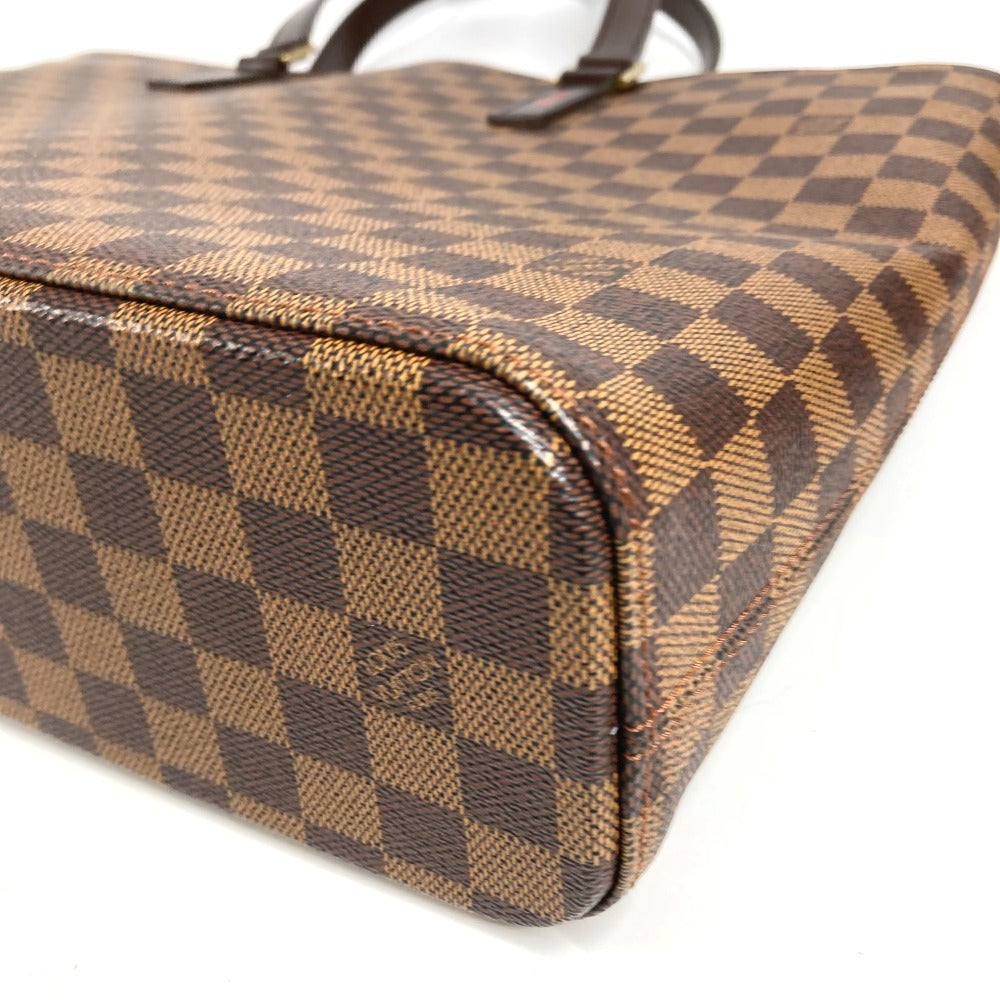 LOUIS VUITTON N51156 Damier Luco Tote Bag Shoulder Bag Damier Canvas Unisex Ebene Brown