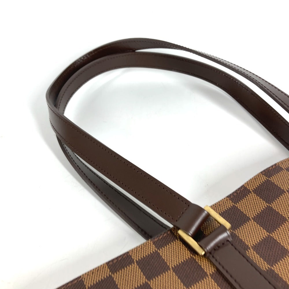 LOUIS VUITTON N51156 Damier Luco Tote Bag Shoulder Bag Damier Canvas Unisex Ebene Brown