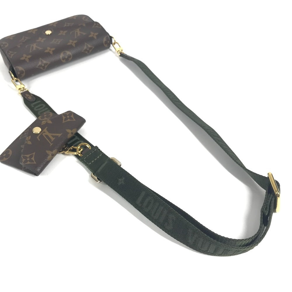 LOUIS VUITTON M80091 モノグラム ミュルティ ポシェット フェリシー 長財布 カバン 斜め掛け コインケース 小銭入れ ショルダーバッグ モノグラムキャンバス ユニセックス ブラウン