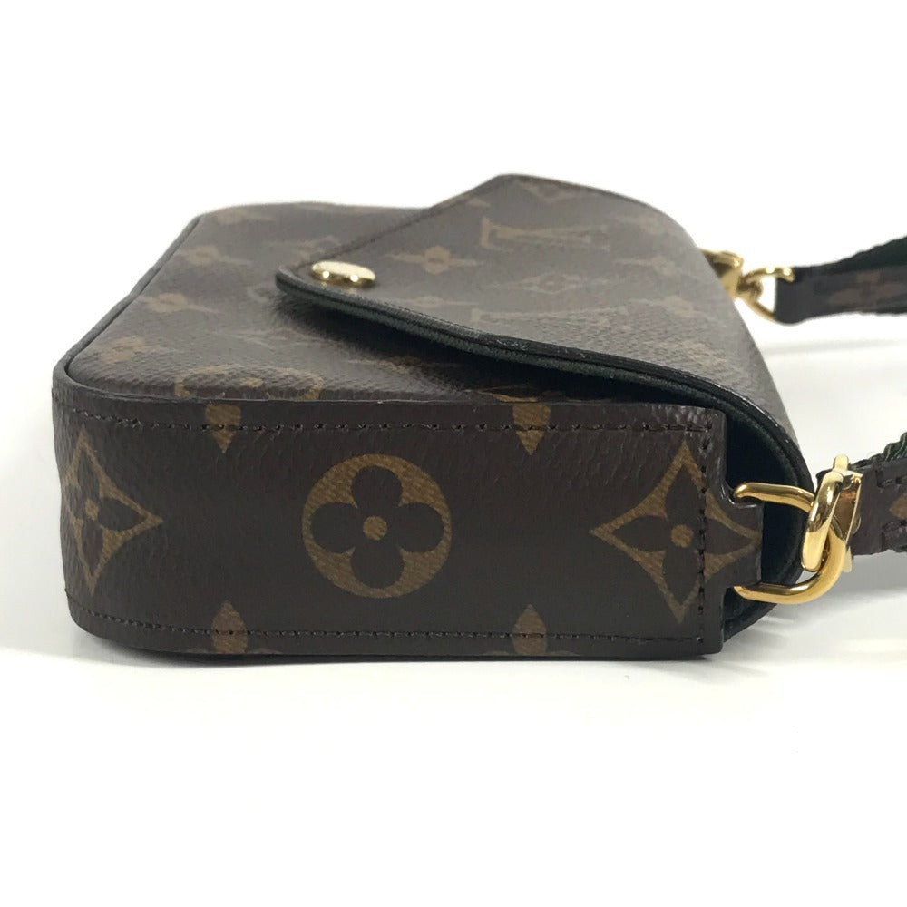 LOUIS VUITTON M80091 モノグラム ミュルティ ポシェット フェリシー 長財布 カバン 斜め掛け コインケース 小銭入れ ショルダーバッグ モノグラムキャンバス ユニセックス ブラウン