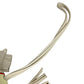 HERMES Horse Cheval Rodeo Robeo Cool PM Heart Bag Charm Keyring Charm Agneau Milo Unisex Craie/Jaune Milton/Rouge de Coeur White