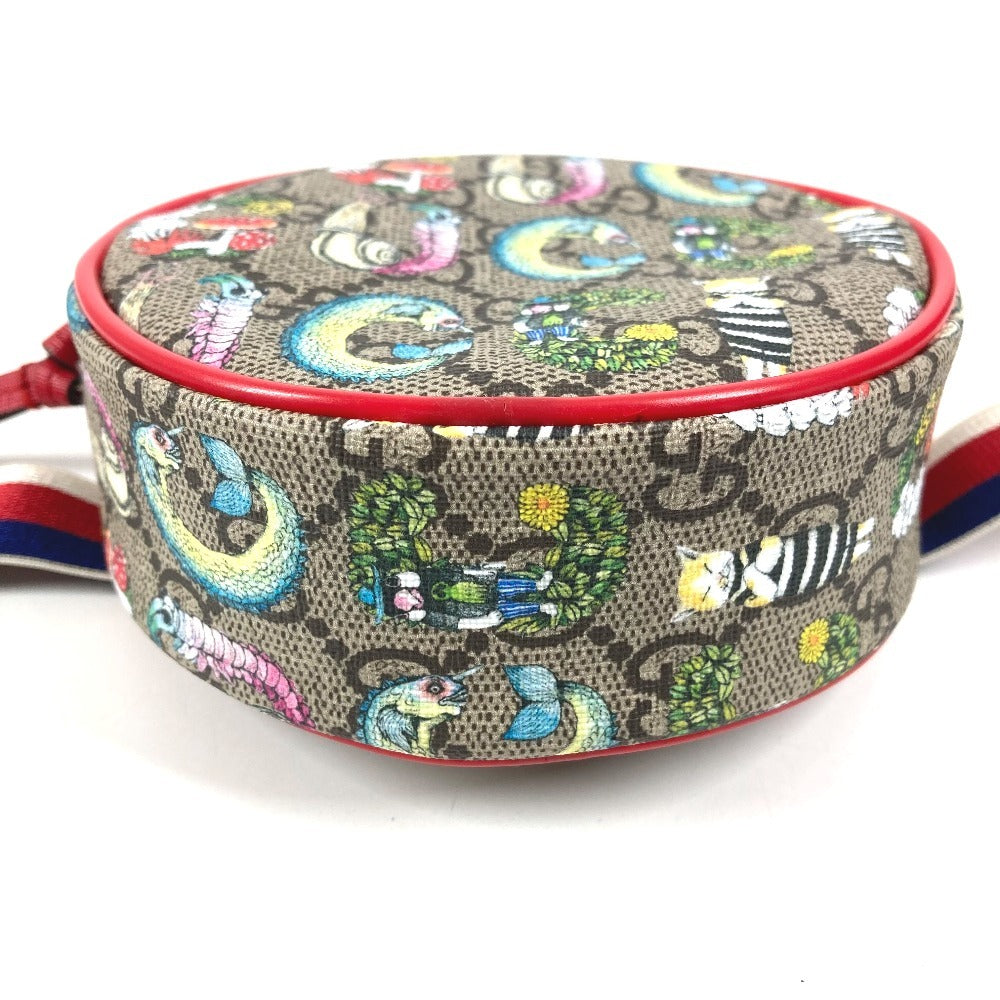 GUCCI 502330 チルドレンズ GGスプリーム ロゴ ヒグチユウコ コラボ ベルトバッグ ウエストポーチ カバン ボディバッグ ウエストバッグ GGスプリームキャンバス ユニセックス ベージュ