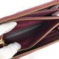 LOUIS VUITTON M93522 Monogram Vernis Zippy Wallet Long Wallet Round Zipper Amarante Purple Monogram Vernis Canvas Unisex