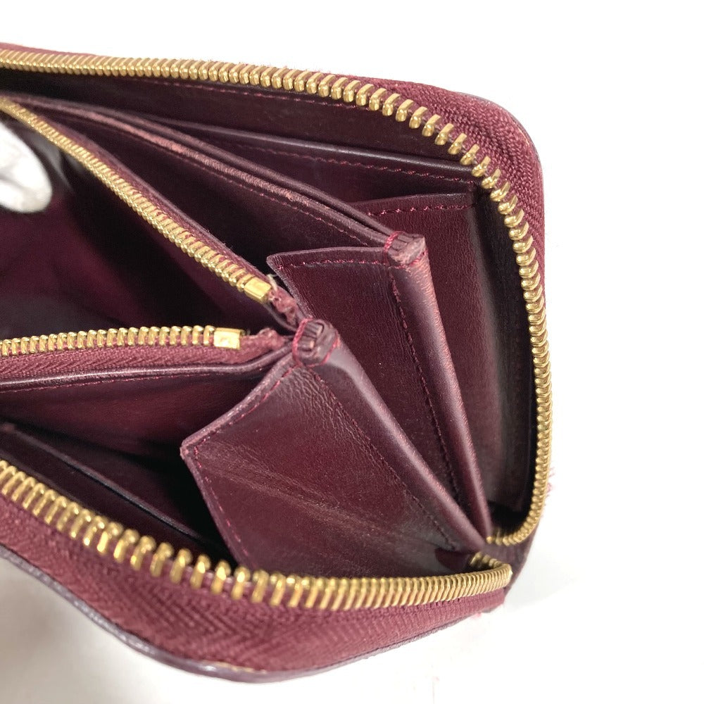 LOUIS VUITTON M93522 Monogram Vernis Zippy Wallet Long Wallet Round Zipper Amarante Purple Monogram Vernis Canvas Unisex