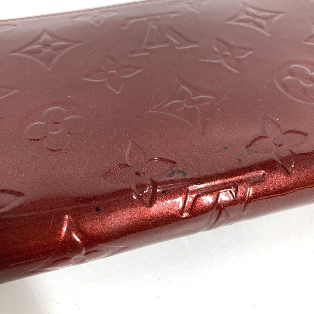 LOUIS VUITTON M93575 Monogram Vernis Zippy Wallet Long Wallet Round Fastener Monogram Vernis Canvas Unisex Violet Purple