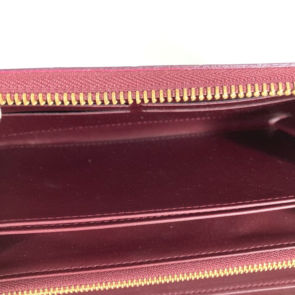 LOUIS VUITTON M93575 Monogram Vernis Zippy Wallet Long Wallet Round Fastener Monogram Vernis Canvas Unisex Violet Purple