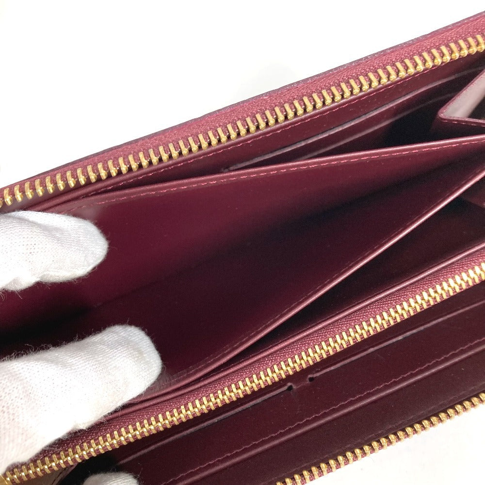 LOUIS VUITTON M93575 Monogram Vernis Zippy Wallet Long Wallet Round Fastener Monogram Vernis Canvas Unisex Violet Purple