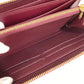 LOUIS VUITTON M93575 Monogram Vernis Zippy Wallet Long Wallet Round Fastener Monogram Vernis Canvas Unisex Violet Purple