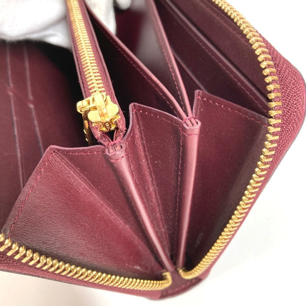 LOUIS VUITTON M93575 Monogram Vernis Zippy Wallet Long Wallet Round Fastener Monogram Vernis Canvas Unisex Violet Purple
