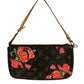 LOUIS VUITTON M48615 Monogram Rose Pochette Accessoires Handbag Shoulder Bag Pouch Monogram Canvas Women's Brown