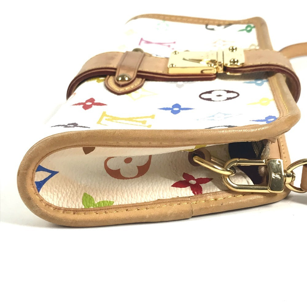 LOUIS VUITTON M40049 モノグラムマルチカラー シャーリー カバン クラッチバッグ 2WAYバッグ ハンドバッグ 肩掛け ショルダーバッグ モノグラムマルチカラーキャンバス レディース ブロン ホワイト