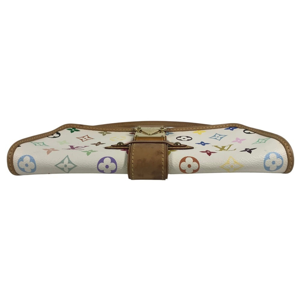 LOUIS VUITTON M40049 モノグラムマルチカラー シャーリー カバン クラッチバッグ 2WAYバッグ ハンドバッグ 肩掛け ショルダーバッグ モノグラムマルチカラーキャンバス レディース ブロン ホワイト