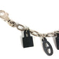 HERMES アミュレット5 アミュレット 5 バッグチャーム キーホルダー レザー ユニセックス ブラック