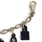 HERMES アミュレット5 アミュレット 5 バッグチャーム キーホルダー レザー ユニセックス ブラック