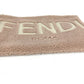 FENDI 8N0178 ロゴ ムートン ファー カバン セカンドバッグ ポーチ クラッチバッグ ファー ユニセックス ピンクベージュ系