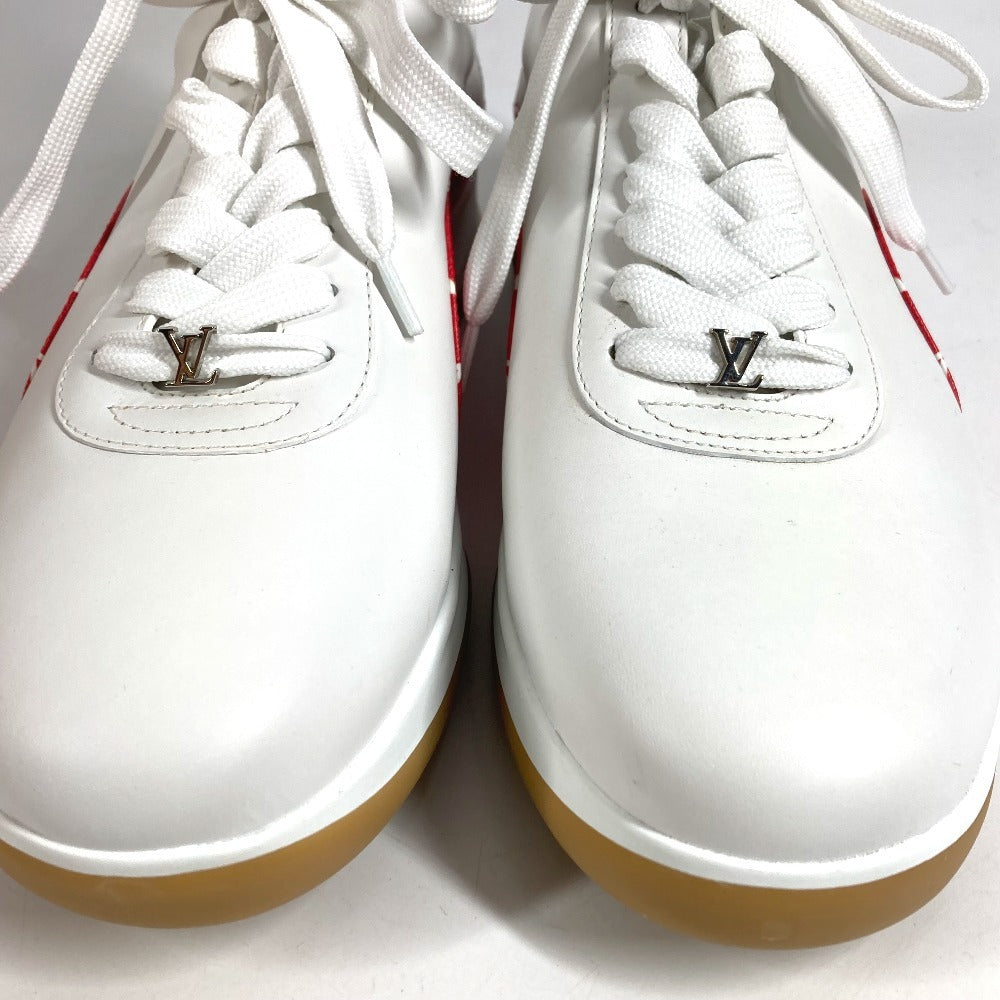 LOUIS VUITTON 1A3EQ5 シュプリーム supreme モノグラム シューズ 靴 アパレル 紐 スニーカー レザー メンズ ホワイト