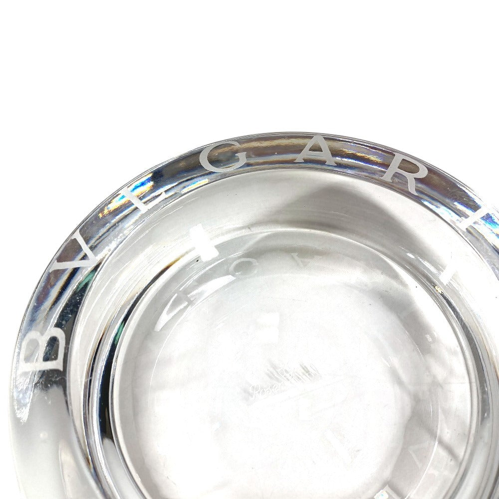 BVLGARI ローゼンタール Rosenthal ロゴ アッシュトレイ インテリア 灰皿 ガラス ユニセックス クリア