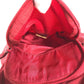 PRADA triangle logo triangle logo plate Bag Backpack Bordeaux Based Shoulder Bag Nylon Red Used