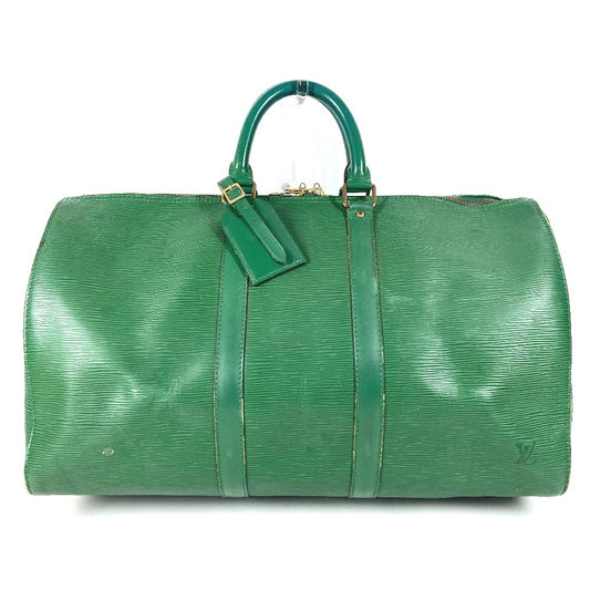 LOUIS VUITTON M42974 Epi Keepall 45 Keepall 45 Bag Handbag Travel Bag Boston Bag Epi Leather Unisex Borneo Green Green