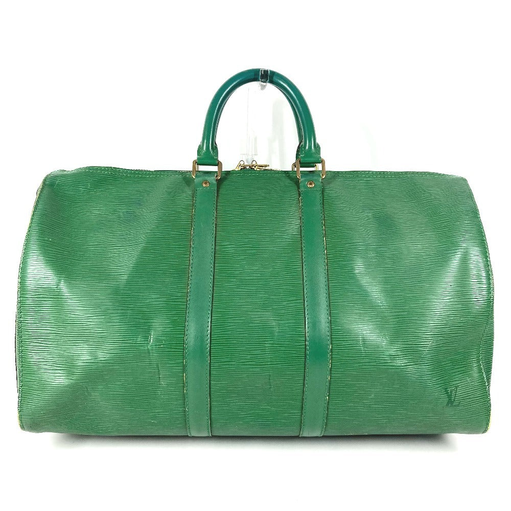 LOUIS VUITTON M42974 エピ キーポル45 キーポル 45 カバン ハンドバッグ 旅行バッグ トラベルバッグ ボストンバッグ エピレザー ユニセックス ボルネオグリーン グリーン