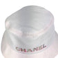 CHANEL 22P ロゴ ラインストーン スパンコール ハット帽 帽子 バケットハット ボブハット ハット コットン レディース ピンク