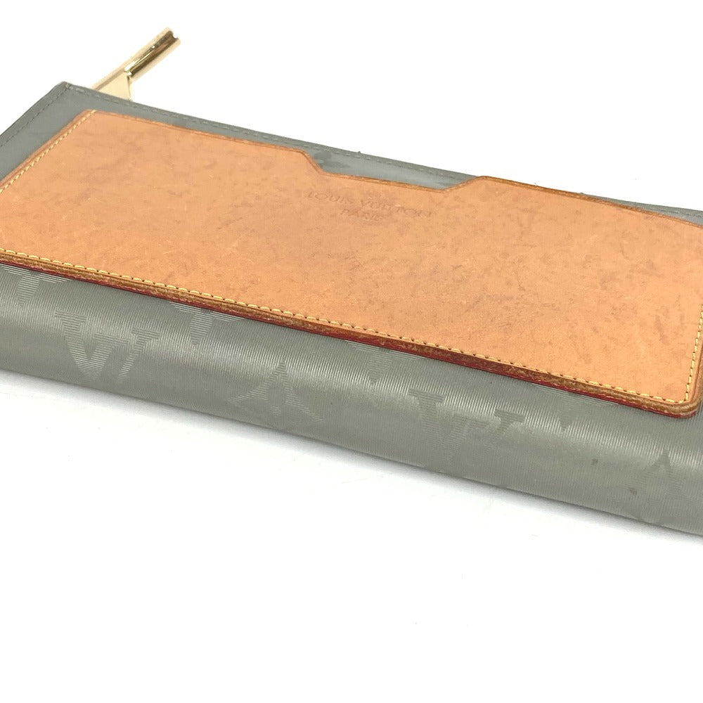 LOUIS VUITTON M63237 モノグラムチタン ポルトフォイユコスモス ロングウォレット L字ファスナー 長財布 ユニセックス グレー
