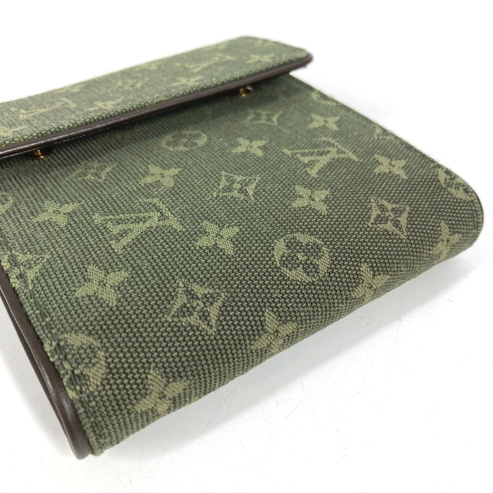 LOUIS VUITTON M92440 モノグラムミニ ポルトビエカルトクレディモネ ポルト ビエ カルト クレディ モネ ウォレット コンパクトウォレット 3つ折り財布 モノグラムミニキャンバス ユニセックス カーキ