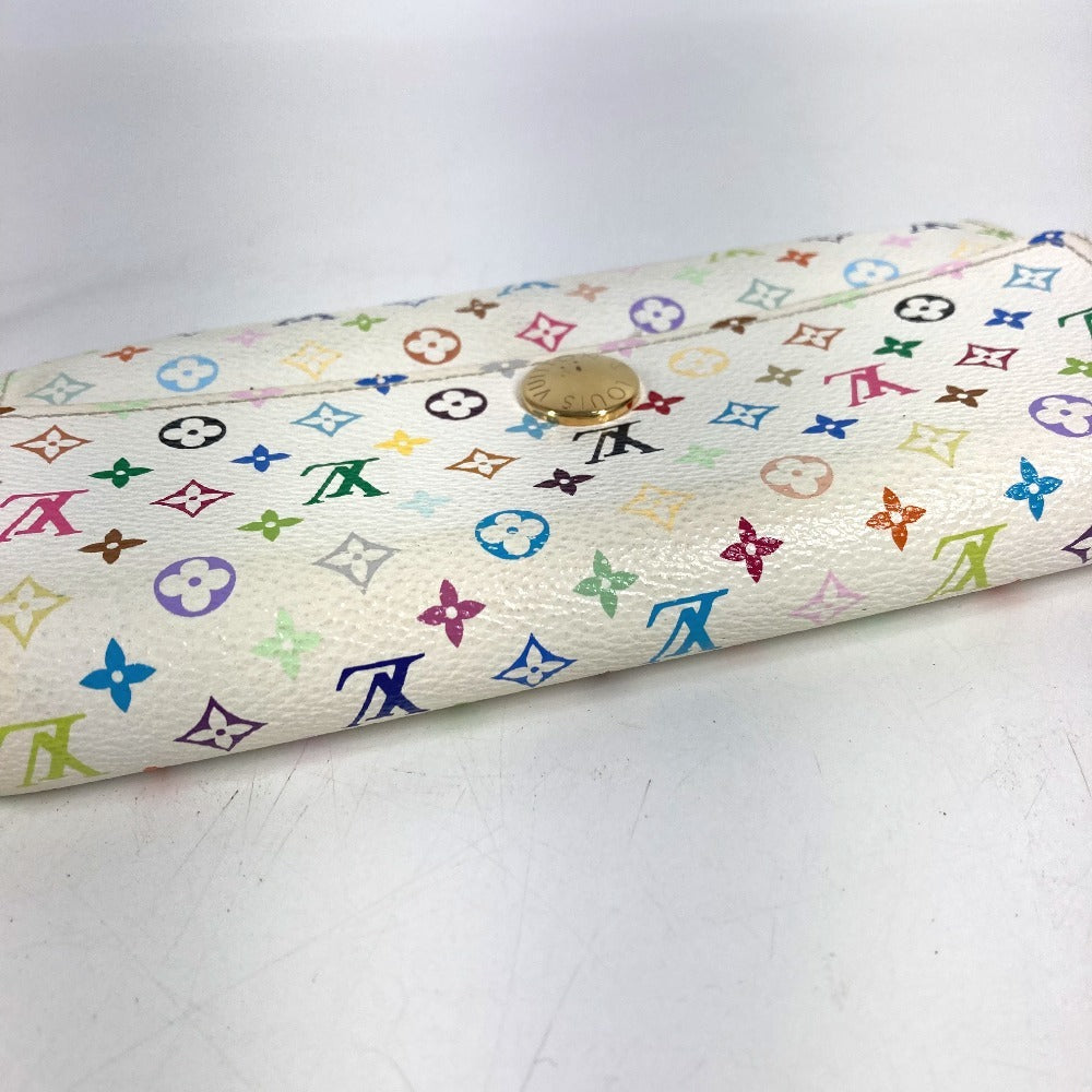 LOUIS VUITTON M93744 モノグラムマルチカラー ポルトフォイユ サラ リッチ ポルトフォイユサラリッチ ロングウォレット フラップ 長財布 モノグラムマルチカラーキャンバス ユニセックス ブロン ホワイト