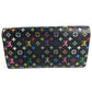 LOUIS VUITTON M60273 モノグラムマルチカラー ポルトフォイユ サラ ポルトフォイユサラ ロングウォレット フラップ 長財布 モノグラムマルチカラーキャンバス ユニセックス ブラック