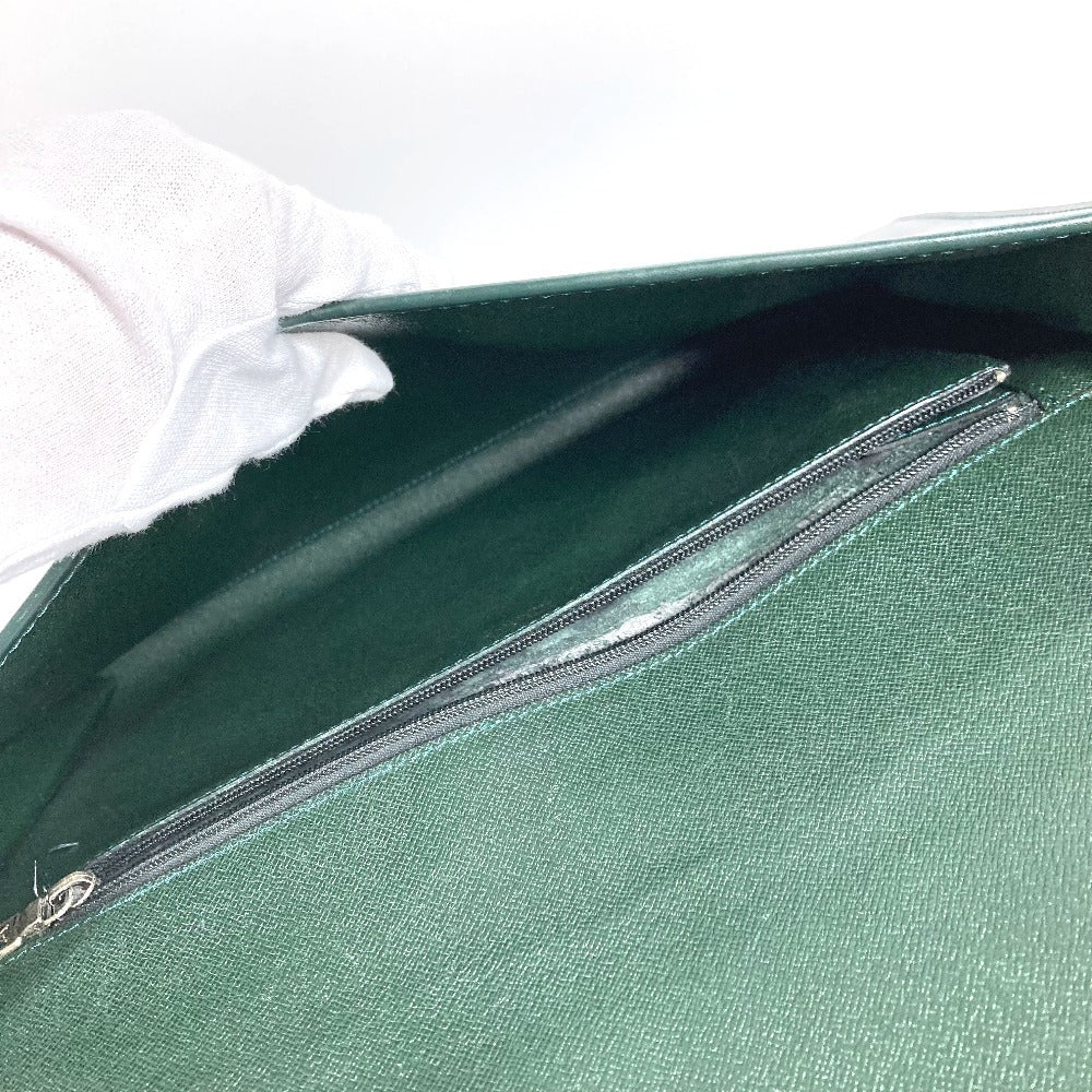 LOUIS VUITTON M30204 タイガ ボルガ カバン セカンドバッグ ポーチ フラップ クラッチバッグ タイガレザー ユニセックス エピセア グリーン
