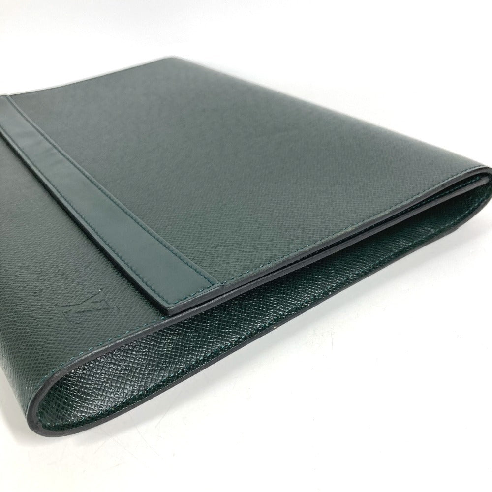 LOUIS VUITTON M30204 タイガ ボルガ カバン セカンドバッグ ポーチ フラップ クラッチバッグ タイガレザー ユニセックス エピセア グリーン