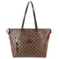 LOUIS VUITTON N41013 ダミエ イエナMM 肩掛け イエナ MM カバン ショルダーバッグ 肩掛け トートバッグ ダミエキャンバス ユニセックス エベヌ ブラウン