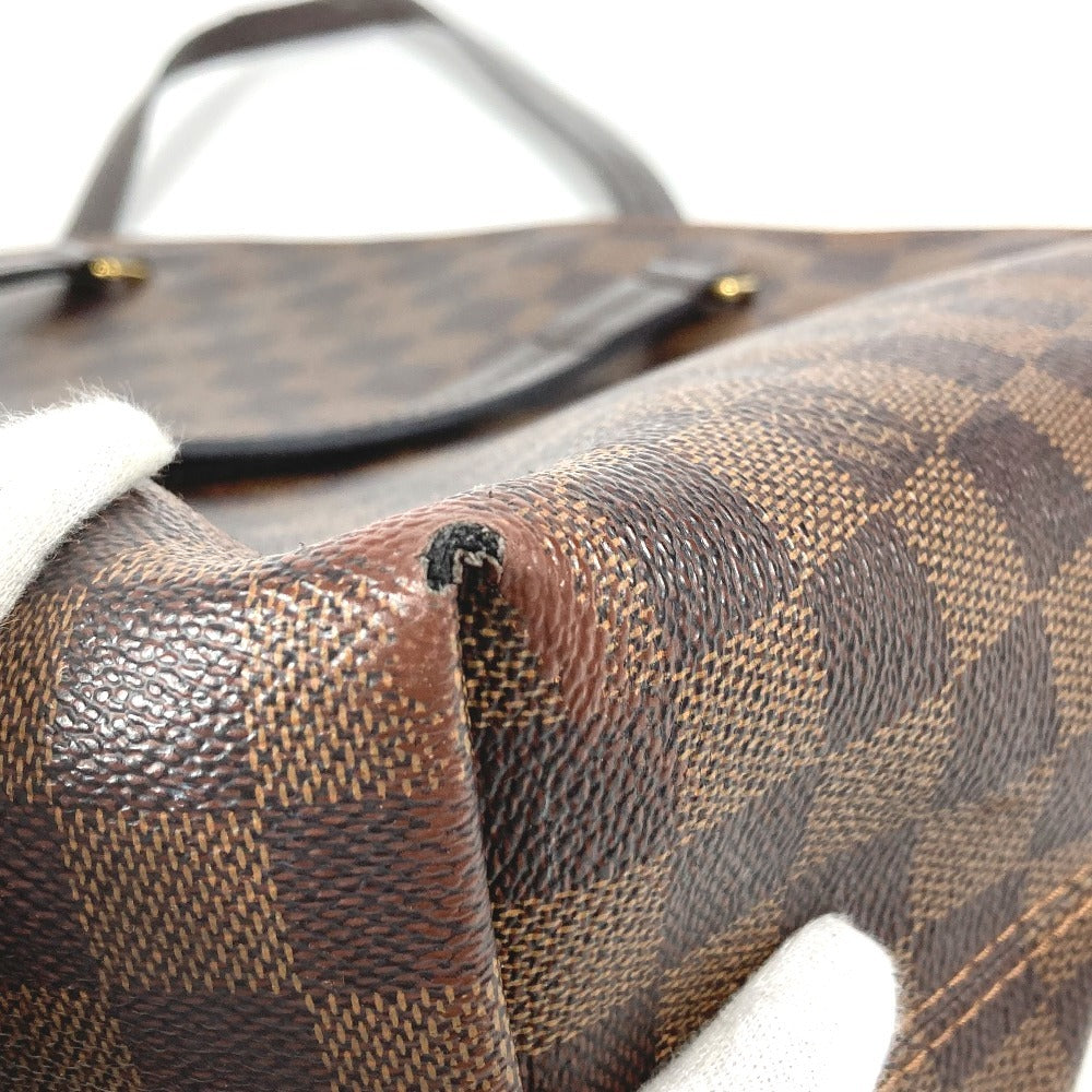 LOUIS VUITTON N41013 ダミエ イエナMM 肩掛け イエナ MM カバン ショルダーバッグ 肩掛け トートバッグ ダミエキャンバス ユニセックス エベヌ ブラウン