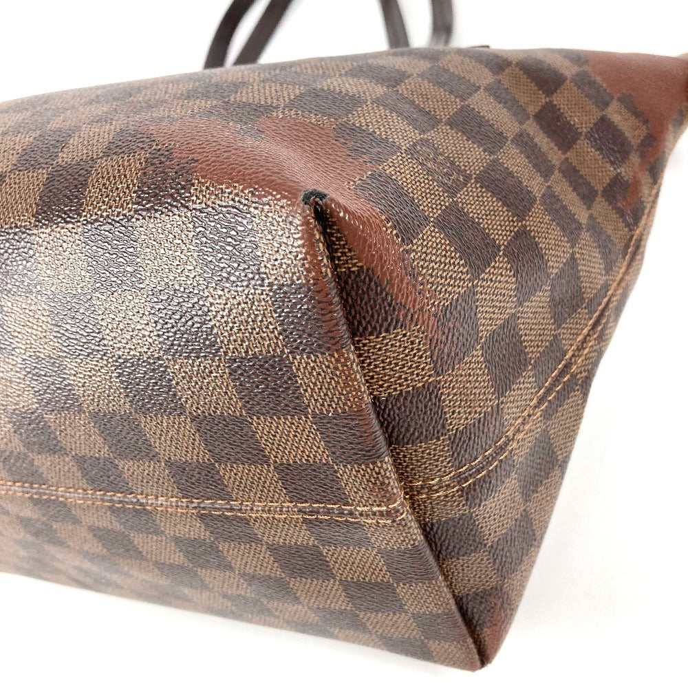 LOUIS VUITTON N41013 ダミエ イエナMM 肩掛け イエナ MM カバン ショルダーバッグ 肩掛け トートバッグ ダミエキャンバス ユニセックス エベヌ ブラウン