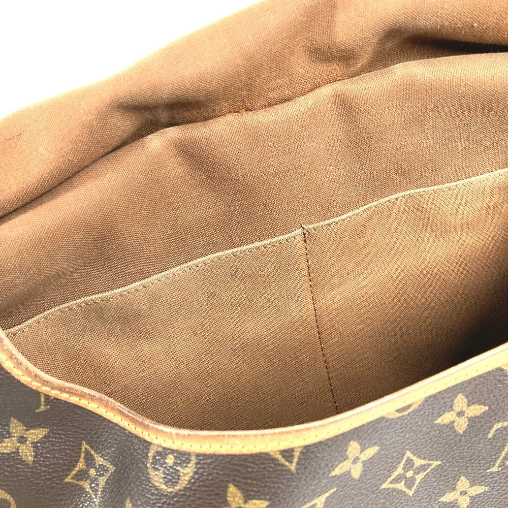 LOUIS VUITTON M42254 モノグラム ソミュール35 ソミュール35 カバン バッグ 斜め掛け フラップ ショルダーバッグ モノグラムキャンバス ユニセックス ブラウン