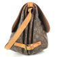 LOUIS VUITTON M42254 モノグラム ソミュール35 ソミュール35 カバン バッグ 斜め掛け フラップ ショルダーバッグ モノグラムキャンバス ユニセックス ブラウン