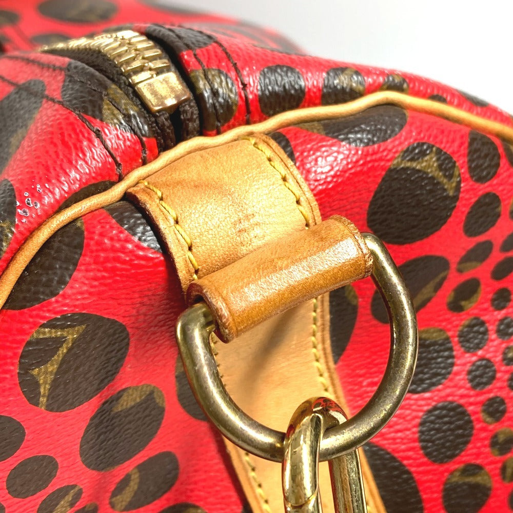 LOUIS VUITTON M40695 モノグラム パンプキン ドット LV×YK キーポルバンドリエール55 旅行バッグ トラベルバッグ カバン 2WAYバッグ ショルダーバッグ ボストンバッグ モノグラムキャンバス ユニセックス レッド