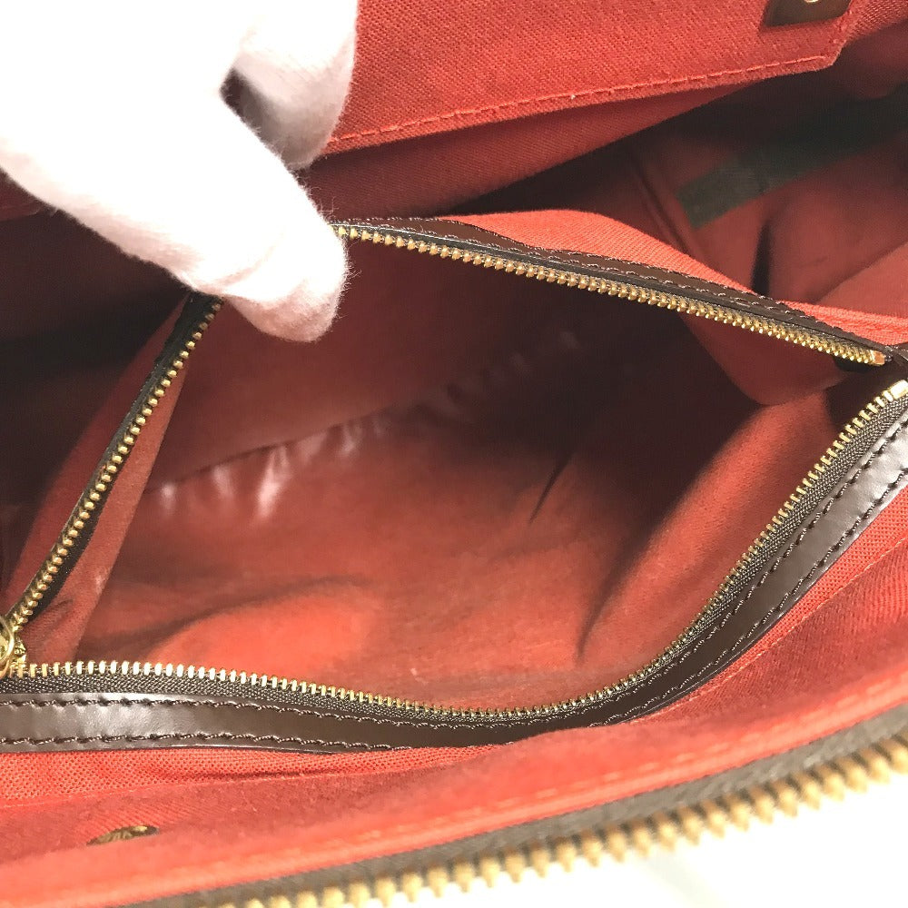 LOUIS VUITTON N41165 ダミエ グリニッジPM グリニッジ PM ボストンバッグ カバン トートバッグ トラベルバッグ ハンドバッグ ダミエキャンバス ユニセックス エベヌ ブラウン