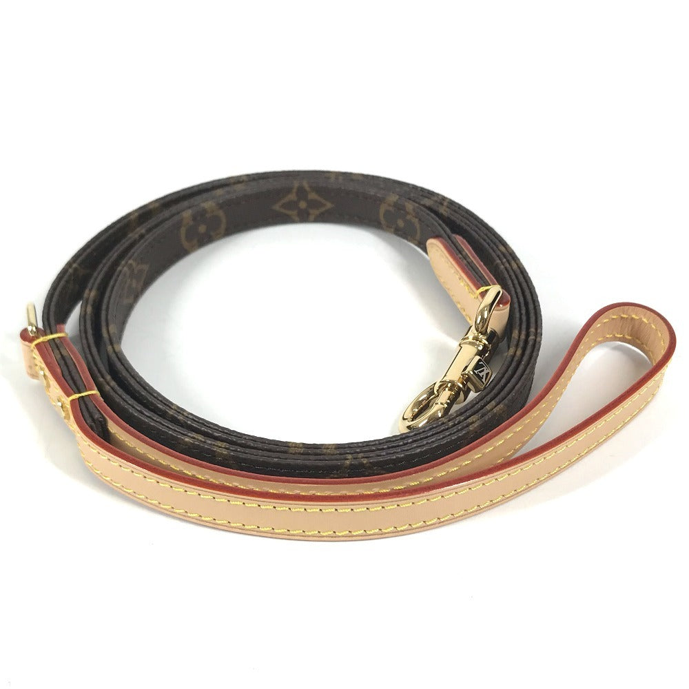 LOUIS VUITTON GI1217 モノグラム ドッグ リーシュ MM 犬用 ペット わんちゃん 紐 お散歩 リード モノグラムキャンバス ユニセックス ブラウン