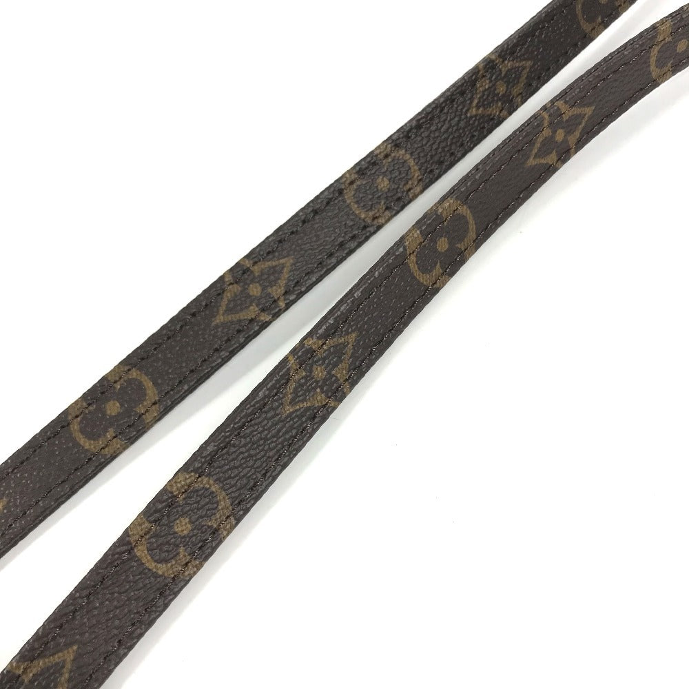 LOUIS VUITTON GI1217 モノグラム ドッグ リーシュ MM 犬用 ペット わんちゃん 紐 お散歩 リード モノグラムキャンバス ユニセックス ブラウン