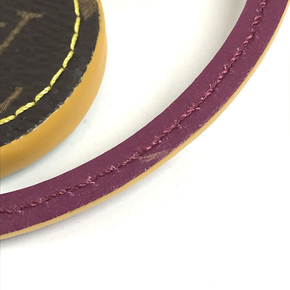 LOUIS VUITTON M02239 モノグラム バッグチャーム LV カメレオン バッグチャーム キーホルダー レザー ユニセックス オレンジ