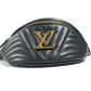 LOUIS VUITTON M53750 ニューウェーブ バムバッグ カバン ベルトバッグ ウエストバッグ ボディバッグ レザー ユニセックス ブラック