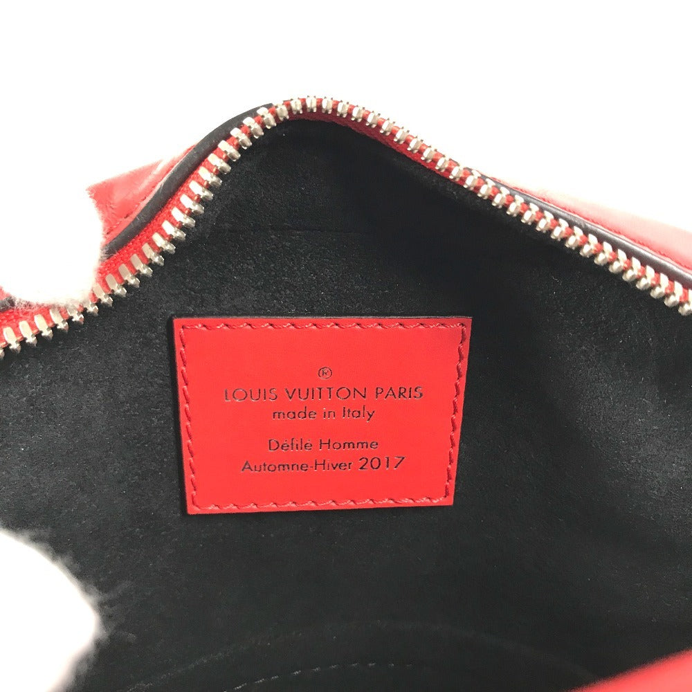 LOUIS VUITTON M53417 エピ supreme シュプリーム コラボ ダヌーブPM ダヌーブ PM カバン 斜め掛け ポシェット ショルダーバッグ エピレザー ユニセックス レッド