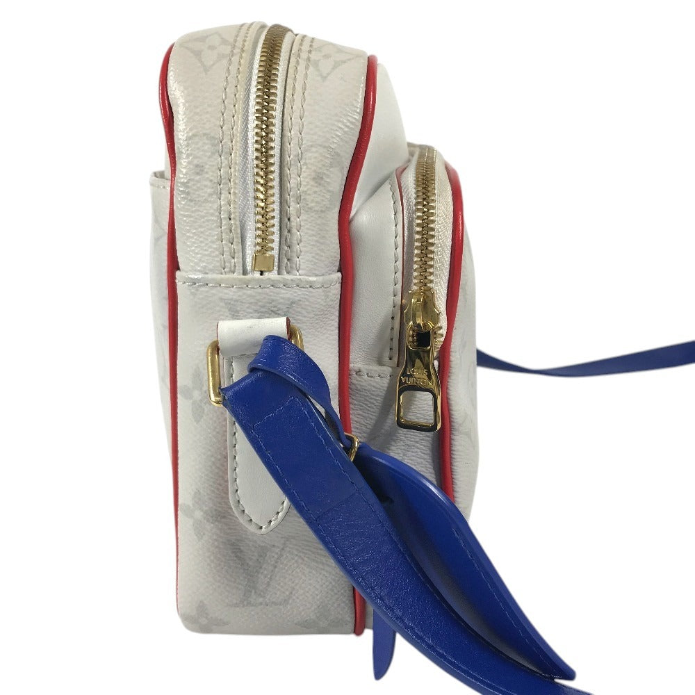 LOUIS VUITTON M45583 モノグラム NBA コラボ ナイルメッセンジャーPM カバン 斜め掛け ショルダーバッグ モノグラムキャンバス ユニセックス ホワイト