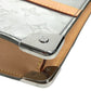 LOUIS VUITTON M80807 モノグラムミラー 鏡 トランク ポシェット　トランクポシェット カバン ストラップ付き ポーチ セカンドバッグ クラッチバッグ レザー ユニセックス シルバー