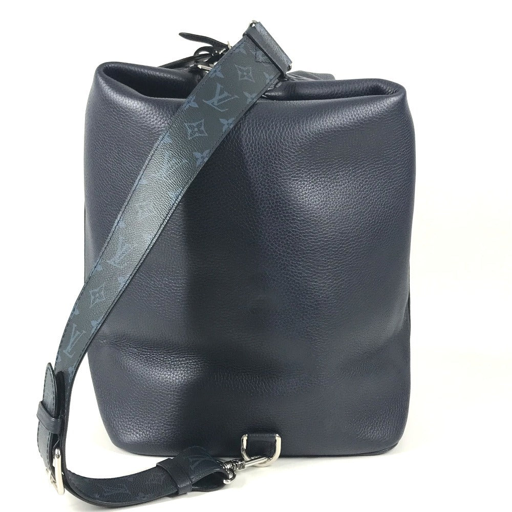 LOUIS VUITTON M53438 ロゴ LVサークル イーストサイドダッフル 2WAYバッグ ハンドバッグ カバン 肩掛け ショルダーバッグ トリヨンレザー ユニセックス ネイビー