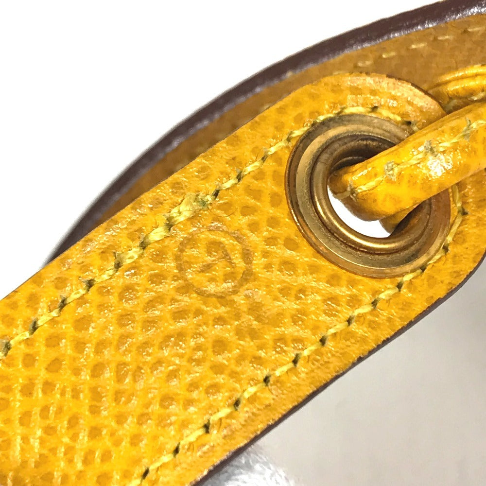 HERMES ヴィンテージ ポシェットグリーン ポシェット グリーン ウエストバッグ カバン ミニバッグ フラップ ベルトバッグ ボディバッグ クシュベル ユニセックス イエロー