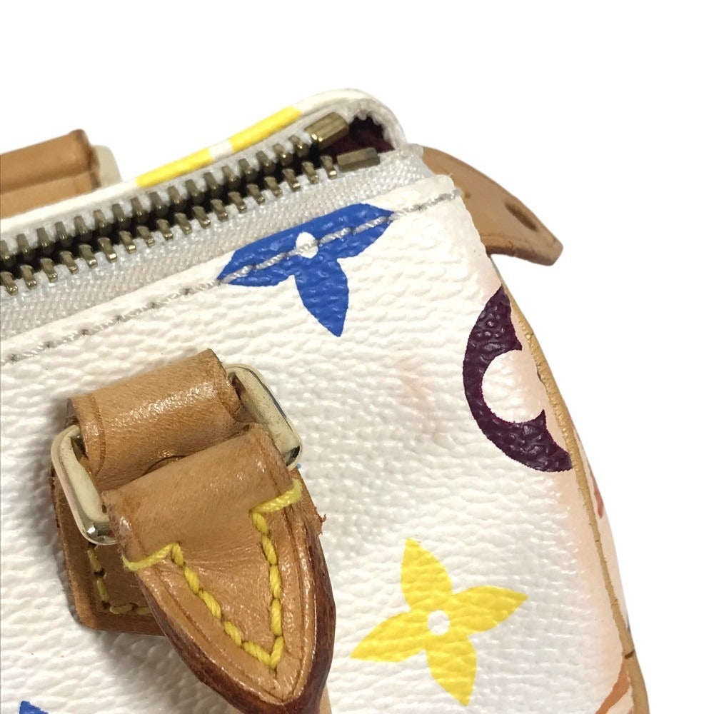 LOUIS VUITTON M92645 モノグラムマルチカラー ミニスピーディ ミニミニボストンバッグ カバン ハンドバッグ モノグラムマルチカラーキャンバス レディース ブロン ホワイト