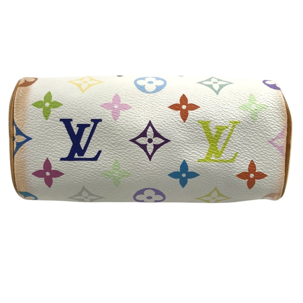 LOUIS VUITTON M92645 モノグラムマルチカラー ミニスピーディ ミニミニボストンバッグ カバン ハンドバッグ モノグラムマルチカラーキャンバス レディース ブロン ホワイト